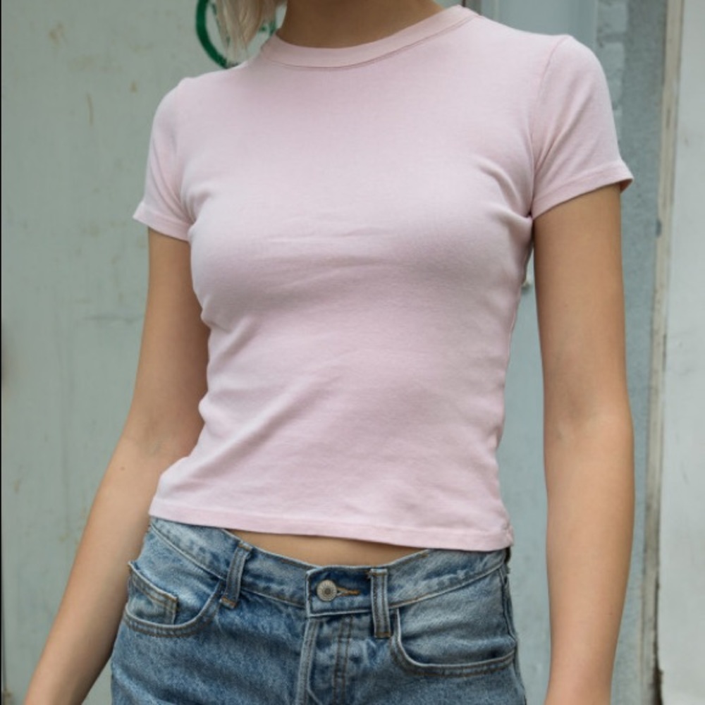 Brandy Melville Hailie Top Light Pink